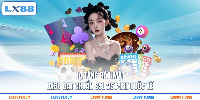 Hạ tầng bảo mật LX88 đạt chuẩn SSL 256-bit quốc tế