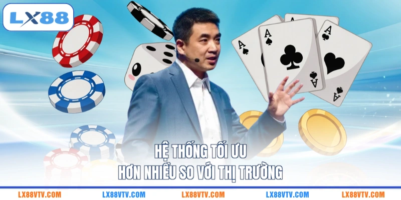Hệ thống tối ưu hơn nhiều so với thị trường